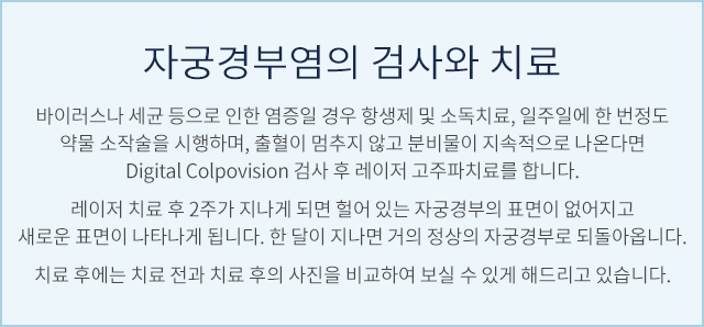 자궁경부염의 검사와 치료