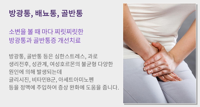 방광통, 골반통